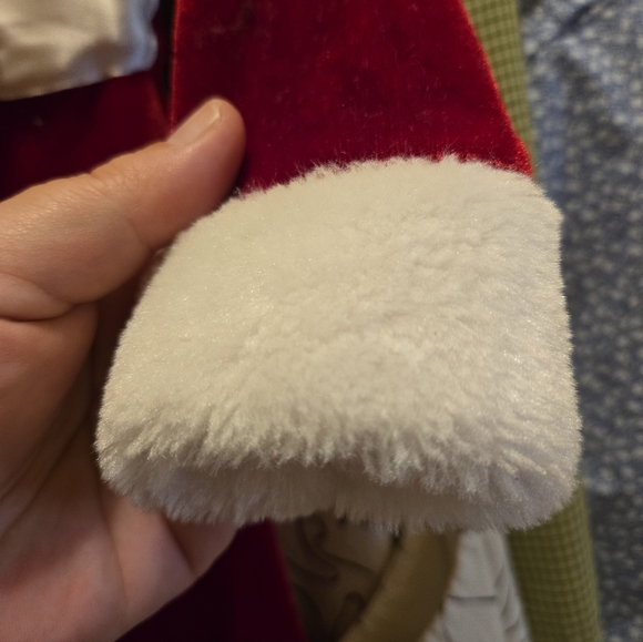 🤶 EUC 2T pink & violet CHRISTMAS DRESS with Bow And Faux Fur Trim - Picture 6 of 7